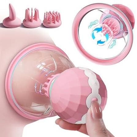 Sex Toys Nipple Vibrator for Women,Breast Suckers Massager with 10 Modes