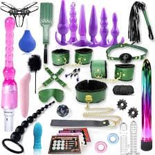 Sex Toys BDSM Restraints Anal Plug Toys, 35Pcs Kit