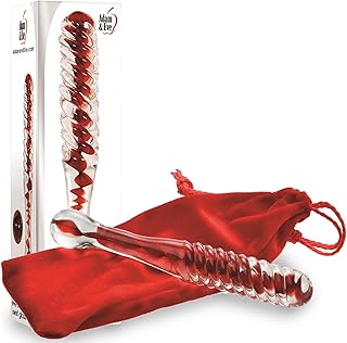 Spiral glass dildo – twisted design for rotating sensation