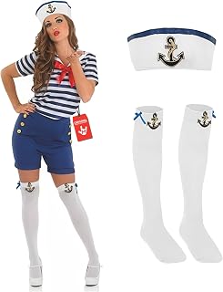 Navy Breeze Matching Sailor Costume for Couples