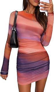 EROTISSCH Tie & Dye Printed Women Sexy Dress