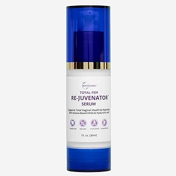 Total Fem ReJuvenator Serum - Internal Vaginal Moisturizer with DHEA and Hyaluronic Acid - Hormone-Free Intimate Vaginal Support for Menopause, Postpartum and More - 30ml